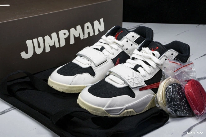 Rep Husky Red Jumpman TR Scott University Travis FZ8117-101 x Jordan Jack 0705